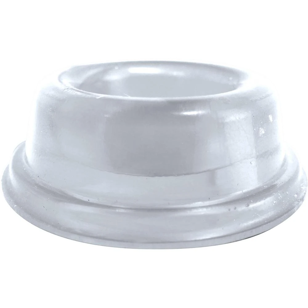 1-3/4 In. Clear Wall-Mounted Doorstop 2 1-3/4 In. Clear Wall-Mounted Doorstop - Image 2