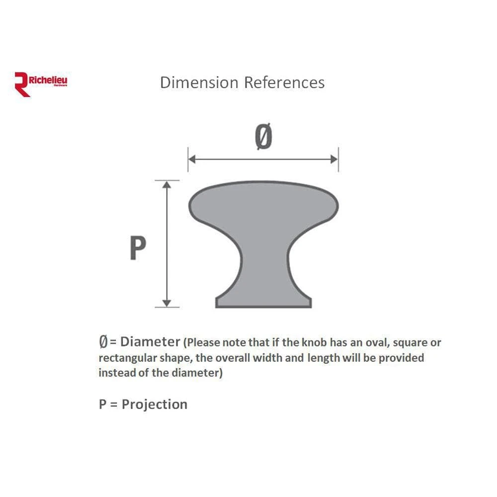1-3/16 In. Brushed Nickel Classic Knob 4 1-3/16 In. Brushed Nickel Classic Knob - Image 4