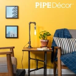 1/2 In. Black Steel Pipe 17.5 In. H Reader Table Lamp Kit -arbor Shop 30bfd097b3767257c9b4b79f97e80ffa