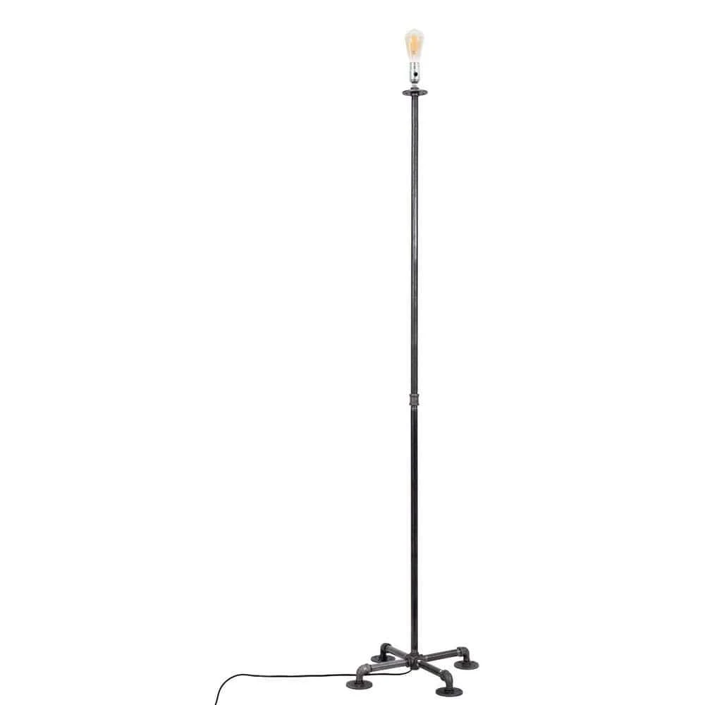 1/2 In. Black Steel Pipe 69 In. H Torch Style Floor Lamp Kit 1 1/2 In. Black Steel Pipe 69 In. H Torch Style Floor Lamp Kit