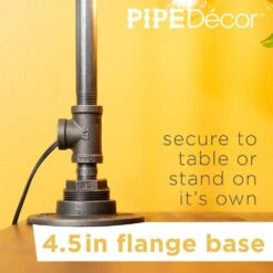 1/2 In. Black Steel Pipe 17.5 In. H Reader Table Lamp Kit -arbor Shop 38d600c4e050749c70ac892f1e8037a8