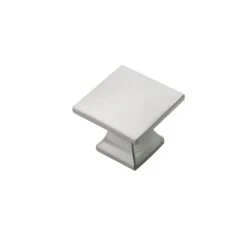 1-1/4 In. SQ Studio Collection Satin Nickel Cabinet Knob