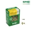 Spax #8 X 1-1/4 In. T-Star Plus Drive Flat Head Partial Thread Yellow Zinc Multi-Material Screw (240 Per Box)