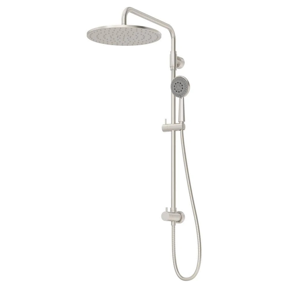 1-spray 11.8 In. Dual Shower Head And Handheld Shower Head In Chrome 2 1-spray 11.8 In. Dual Shower Head And Handheld Shower Head In Chrome - Image 2