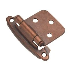 1-14/15 In. X 2-5/8 In. Black Iron Surface Self-Closing Hinge (2-Pack) -arbor Shop 40305c5832cdaf639c0961e71066a903