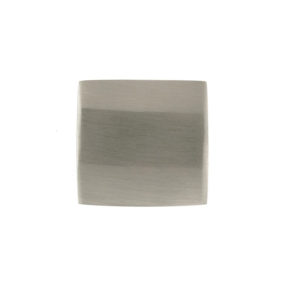 1-5/16 In. X 1-5/16 In. (33 Mm X 33 Mm) Brushed Nickel Transitional Metal Cabinet Knob 3 1-5/16 In. X 1-5/16 In. (33 Mm X 33 Mm) Brushed Nickel Transitional Metal Cabinet Knob - Image 3