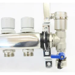 1 In. NPT Inlet X 1/2 In. Stainless Steel Compression Connection 6-Outlet Radiant Heating Manifold 11 1 In. NPT Inlet X 1/2 In. Stainless Steel Compression Connection 6-Outlet Radiant Heating Manifold -arbor Shop 41e67a9679b6075ee96355f65f11e4a2