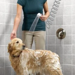 1-Spray 2 In. Single Freestanding Handheld Adjustable Shower Head In White -arbor Shop 42ab327a058ce120792fc38ac88de99b