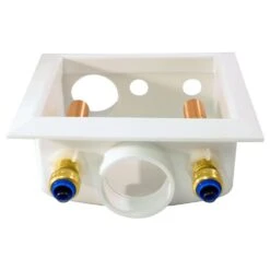 1/2 In. Brass Push-to-Connect X 3/4 In. Male Hose Thread Washing Machine Outlet Box With Water Hammer Arrestors -arbor Shop 43776c6b7b56de48317b39ac95446383