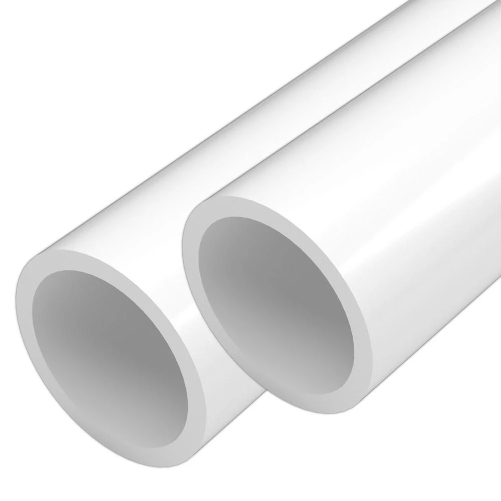 1-1/2 In. X 5 Ft. White Furniture Grade Schedule 40 PVC Pipe (2-Pack) 1 1-1/2 In. X 5 Ft. White Furniture Grade Schedule 40 PVC Pipe (2-Pack)