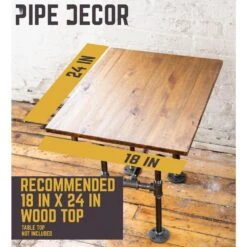 1/2 In. Black Pipe 10.5 In. W X 16/5 In. D X 19 In. H Streetlights Design End Table Kit 13 1/2 In. Black Pipe 10.5 In. W X 16/5 In. D X 19 In. H Streetlights Design End Table Kit -arbor Shop 4468cdd66db44bff98f6f71d76f79b91