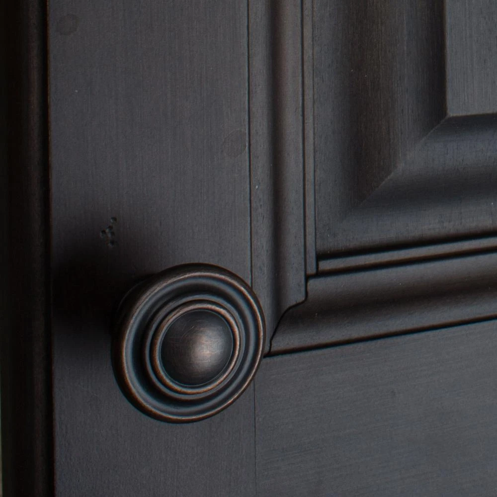 1-1/4 In. Dia Oil Rubbed Bronze Classic Round Ring Cabinet Knob (10-Pack) 3 1-1/4 In. Dia Oil Rubbed Bronze Classic Round Ring Cabinet Knob (10-Pack) - Image 3