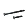 #9 X 1 In. And #9 X 2-1/4 In. Phillips Flat-Head Oil Rubbed Bronze Door Hinge Wood Screw Kit (21-Pack)