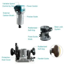 1.25HP Palm Router Kit Variable Speed Woodworking Tool W/ Fixed Base&Plunge Base 17 1.25HP Palm Router Kit Variable Speed Woodworking Tool W/ Fixed Base&Plunge Base -arbor Shop 4982af58 f54d 4f82 85be 3e9bfab5e2fa 1.cdbc24f2359101342192fdcd72ed891d