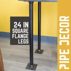 1 In. X 2 Ft. L Black Steel Pipe Square Flange Table Leg Kit (Set Of 4) 12 1 In. X 2 Ft. L Black Steel Pipe Square Flange Table Leg Kit (Set Of 4) -arbor Shop 4a394fbc6944a598528bb308c99fd9a6