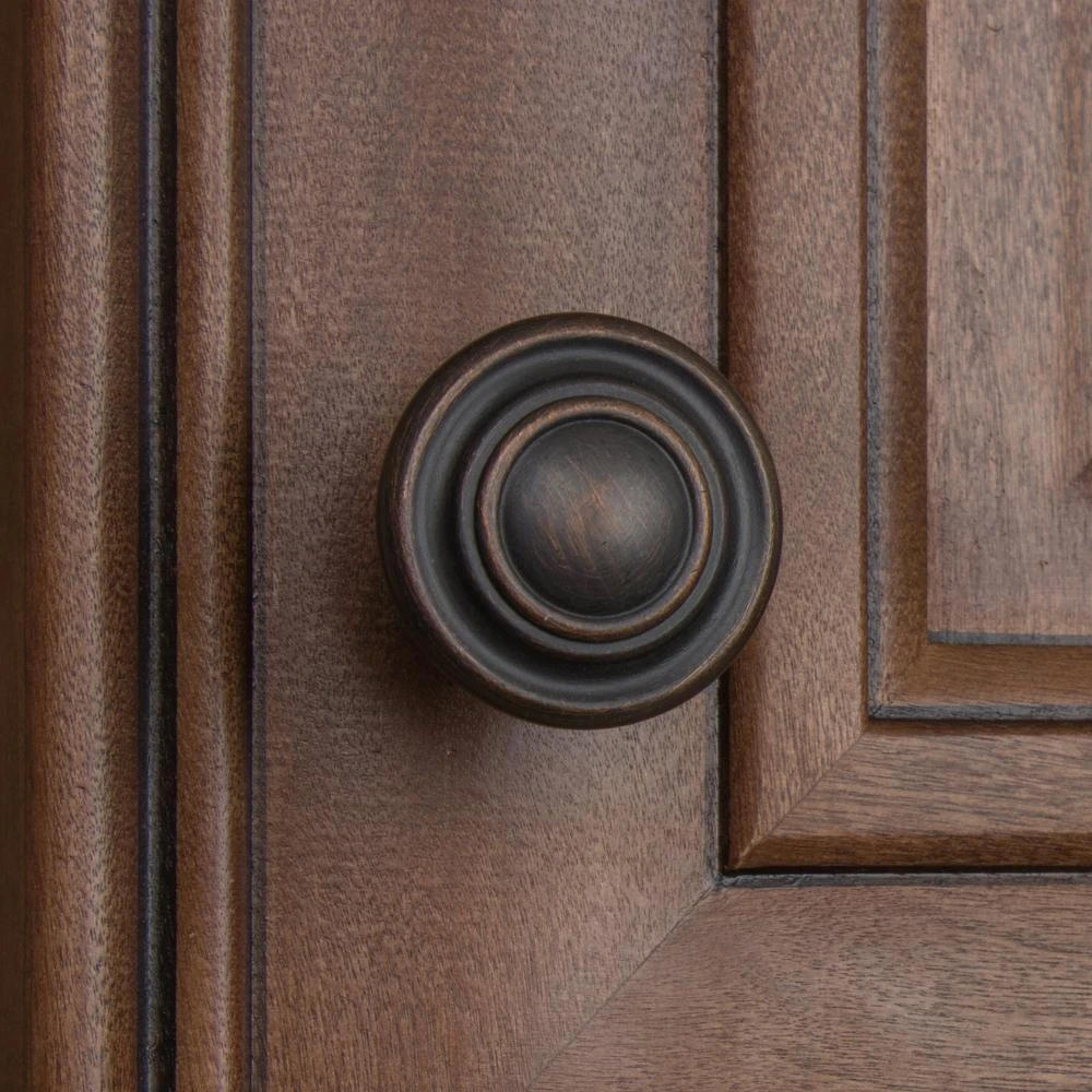 1-1/4 In. Dia Oil Rubbed Bronze Classic Round Ring Cabinet Knob (10-Pack) 2 1-1/4 In. Dia Oil Rubbed Bronze Classic Round Ring Cabinet Knob (10-Pack) - Image 2