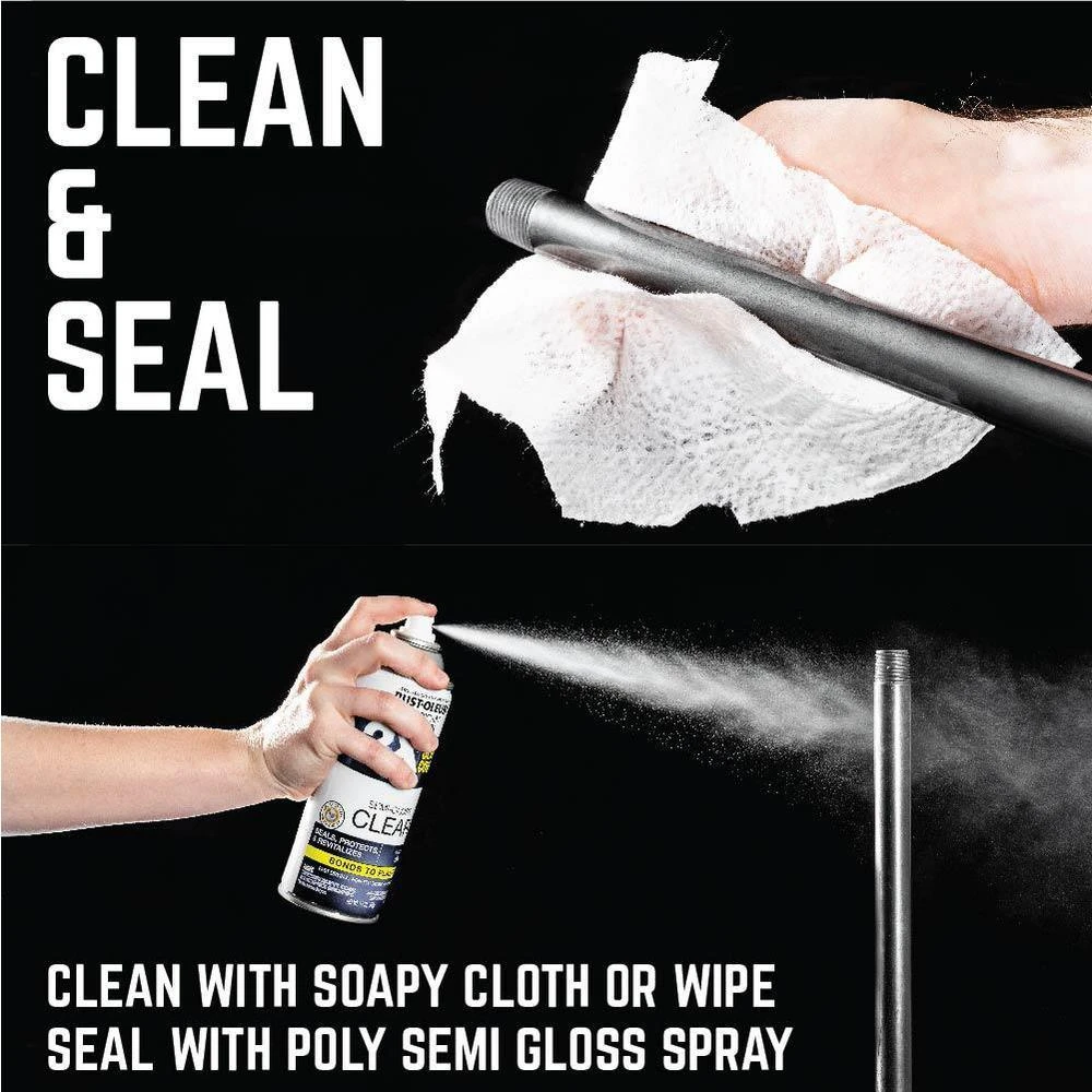 1/2 In. Black Steel Pipe 1.2 Ft. H Paper Towel Holder Kit 2 1/2 In. Black Steel Pipe 1.2 Ft. H Paper Towel Holder Kit - Image 2