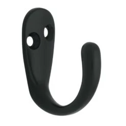 1-13/16 In. Matte Black Single Wall Hook (6-Pack) -arbor Shop 509b4f59370e0f83dbf1ca2837336dd5
