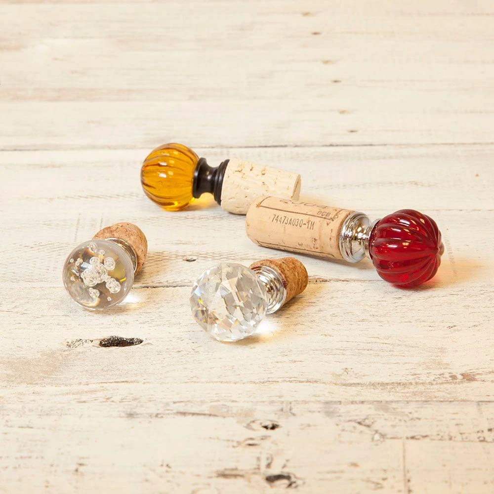 1-3/16 In. (30mm) Chrome And Clear Faceted Glass Cabinet Knob 5 1-3/16 In. (30mm) Chrome And Clear Faceted Glass Cabinet Knob - Image 5