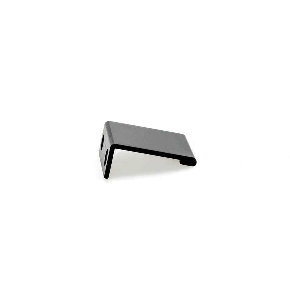 Richelieu 1 In. (25 Mm) Brushed Black Contemporary Drawer Edge Pull 2 Richelieu 1 In. (25 Mm) Brushed Black Contemporary Drawer Edge Pull - Image 2