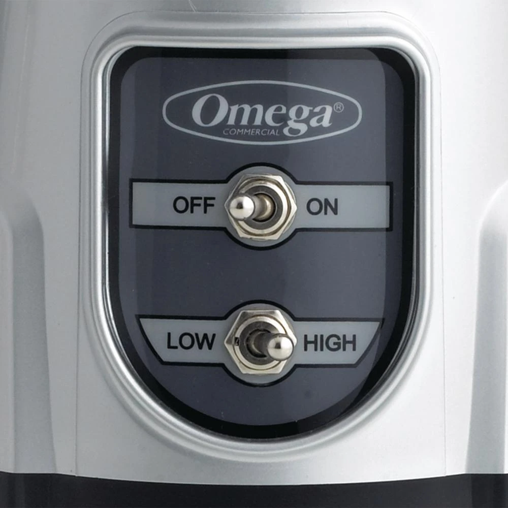 Omega 1 HP High/Low 48 Oz. 2-Speed Silver Blender 3 Omega 1 HP High/Low 48 Oz. 2-Speed Silver Blender - Image 3