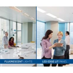 1 Ft. X 4 Ft. White Integrated LED Dimmable Edge Lit Panel, 4000K (4-Pack) 15 1 Ft. X 4 Ft. White Integrated LED Dimmable Edge Lit Panel, 4000K (4-Pack) -arbor Shop 557eee1bd954324a27e706eff1831eb1