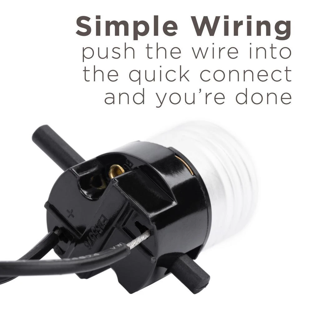 1/2 In. Black Steel Pipe 7.5 In. H Wall Sconce Lamp Kit 3 1/2 In. Black Steel Pipe 7.5 In. H Wall Sconce Lamp Kit - Image 3