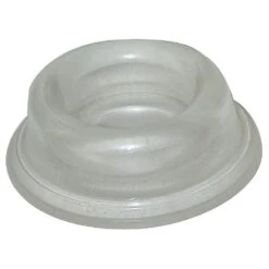 1-3/4 In. Clear Wall-Mounted Doorstop