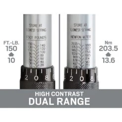 1/2 In. Drive Click Torque Wrench (10-150 Ft.-lb.) -arbor Shop 579c9f500c18f6bb8360cfdb8777e2b8
