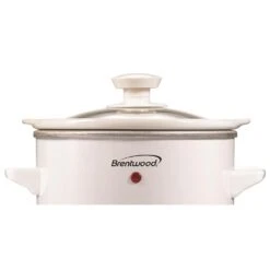 1.5 Qt. White Slow Cooker -arbor Shop 589a1282c23d77ae51e98bcaf68cdf5b