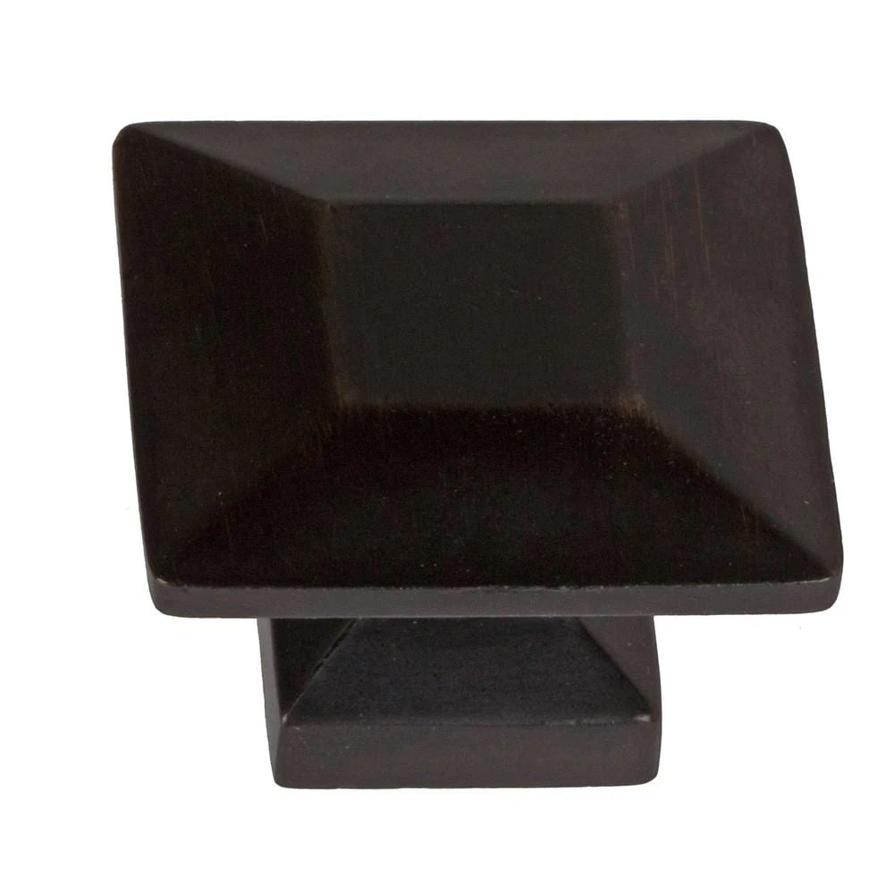 1-3/8 In. Matte Black Square Cabinet Knob (10-Pack) 7 1-3/8 In. Matte Black Square Cabinet Knob (10-Pack) - Image 7
