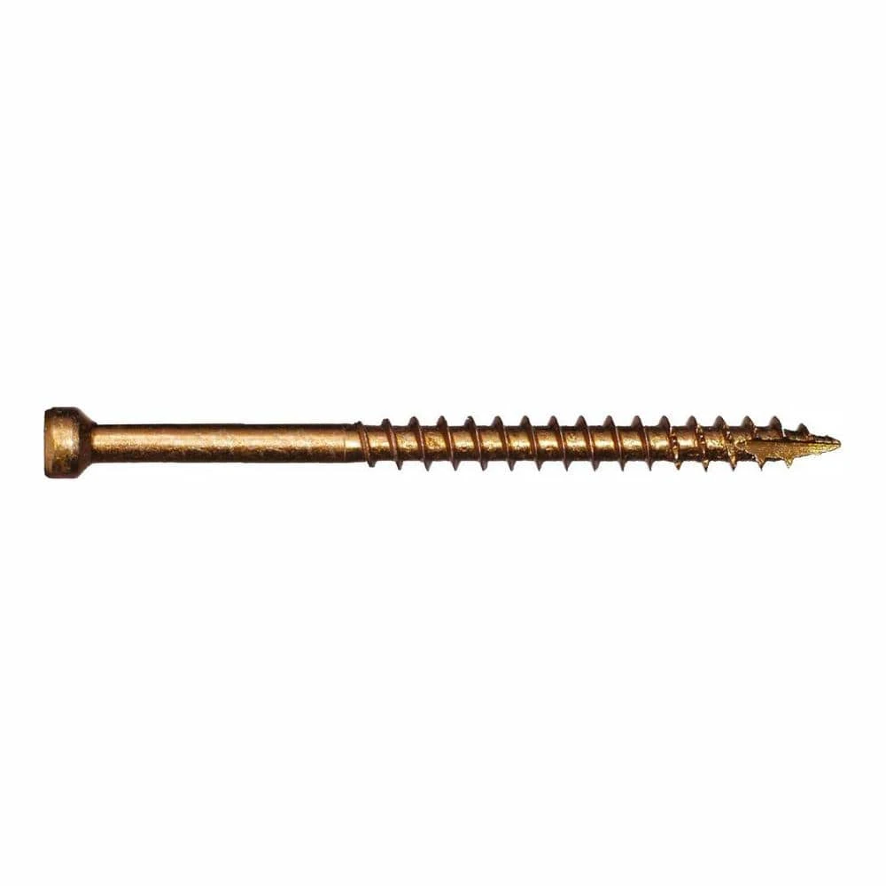 #8 X 3-1/8 In. Star Drive Trim-Head Finish Screw (300-per Pack) 4 #8 X 3-1/8 In. Star Drive Trim-Head Finish Screw (300-per Pack) - Image 4