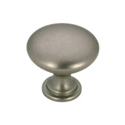 1-1/8 In. Brushed Nickel Contemporary And Modern Knob -arbor Shop 5c940a0e84aa5951583c443081587967