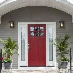 1-Light Transitional Outdoor Wall Light Lantern Sconce With Watered Glass Matt Black Coach Light LED Compatible -arbor Shop 5cc9ceacee0eecaa9229e12dcd6ae25f