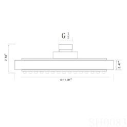 1-Spray 11.81 In. Single Wall Mount Fixed Rain Shower Head In Pink 11 1-Spray 11.81 In. Single Wall Mount Fixed Rain Shower Head In Pink -arbor Shop 5cf72ac83bc068e7b03ed03a943b432d