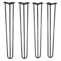 1/2 In. Dia. 28 In. Mid-Century Modern Raw Steel Hairpin Table Legs, (4-Pack) 9 1/2 In. Dia. 28 In. Mid-Century Modern Raw Steel Hairpin Table Legs, (4-Pack) -arbor Shop 5d6564f824ea2b4130ca4e9d017606b6 fc4c73f2 c824 4994 bb45 9f18d8ec2976