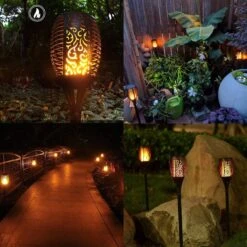 1-4PCs Solar Torch Lights, 23.2 Inch 33 LED, Waterproof Landscape Garden Pathway Light With Vivid Dancing Flickering Flames, Decoration Lanterns Dusk To Dawn -arbor Shop 5d92bb6c 1db0 4cac 887f 9d5d3c46fefd.c47174a537a9657fa33716f1dbc77724