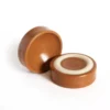 1-3/4 In. Caramel Furniture Wheel Caster Cups/Floor Protectors With Non Skid Rubber Grip (Set Of 4)