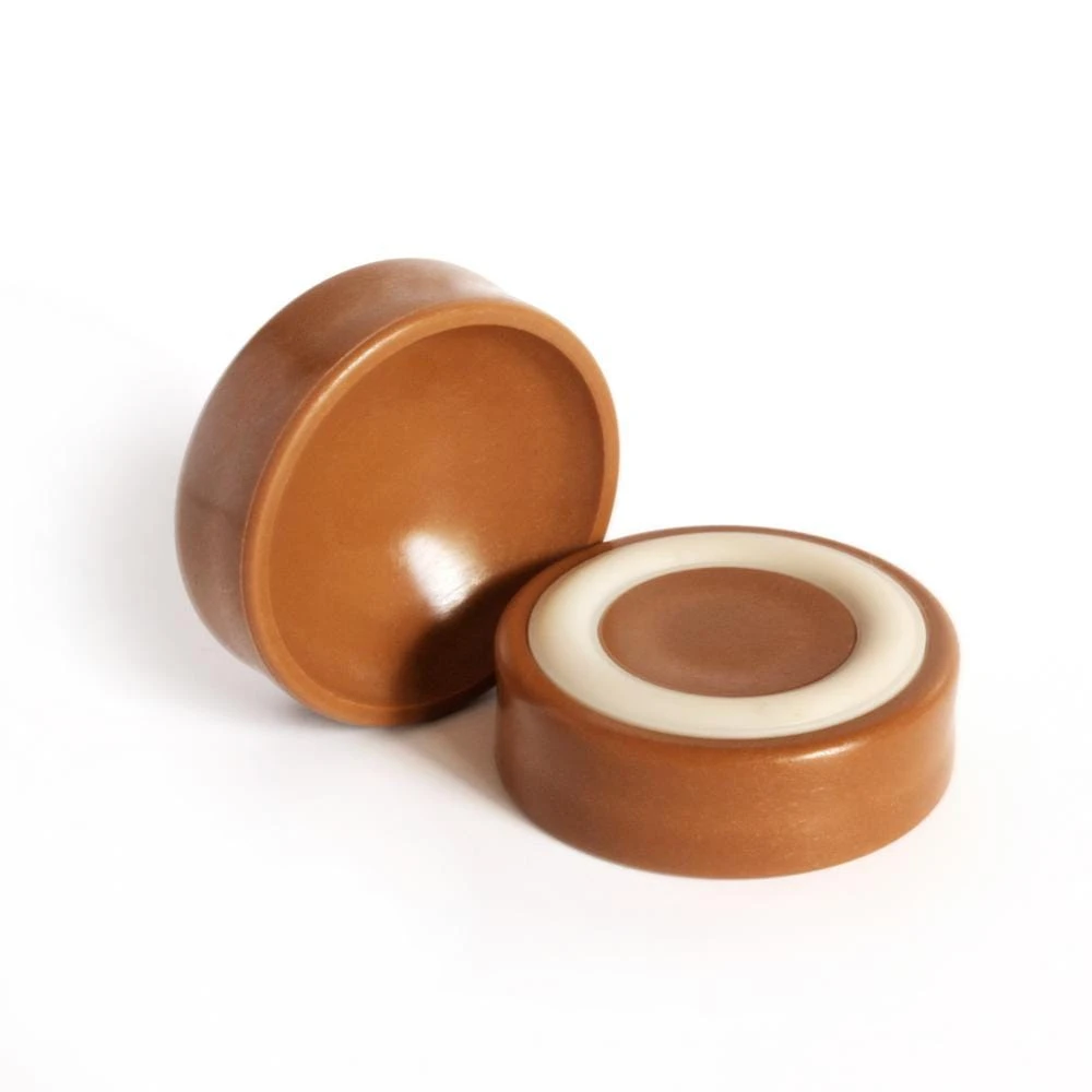 1-3/4 In. Caramel Furniture Wheel Caster Cups/Floor Protectors With Non Skid Rubber Grip (Set Of 4) 1 1-3/4 In. Caramel Furniture Wheel Caster Cups/Floor Protectors With Non Skid Rubber Grip (Set Of 4)