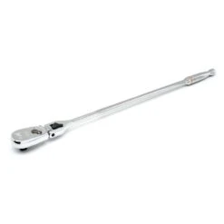 1/2 In. Drive 90-Tooth 24 In. Locking Flex Head Teardrop Ratchet