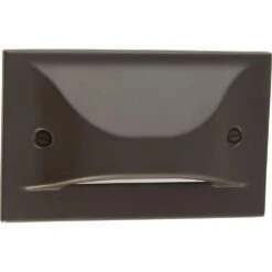 1-Light Antique Bronze LED Step Light/Wall Light