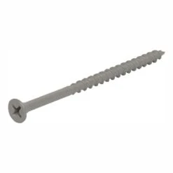 #8 X 3 In. Philips Bugle-Head Coarse Thread Sharp Point Polymer Coated Exterior Screws (25 Lbs./Pack)