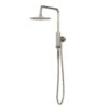 1-spray 8 In. Dual Shower Head And Handheld Shower Head With Low Flow In Brushed-Nickel
