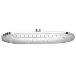 1-Spray 15 In. Single Wall Mount Fixed Rain Shower Head In Chrome -arbor Shop 636739ef375092db293b3d01d57d7690