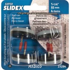 1-1/4 In. Gray And Black Base Nail-on Glides (4-Pack) 5 1-1/4 In. Gray And Black Base Nail-on Glides (4-Pack) -arbor Shop 643b1169f1b1aa926fb31d5d1a353780