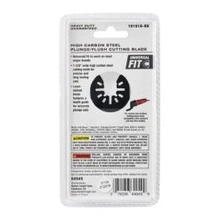 Bauer 1-3/8 In. High Carbon Steel Plunge/Flush Cutting Blade For Oscillating Multi-Tools -arbor Shop 64949 W6