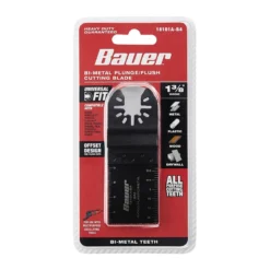 Bauer 1-3/8 In. Bi-Metal Carbon Steel Plunge/Flush Cutting Saw Blade For Oscillating Multi Tools -arbor Shop 64951 W5