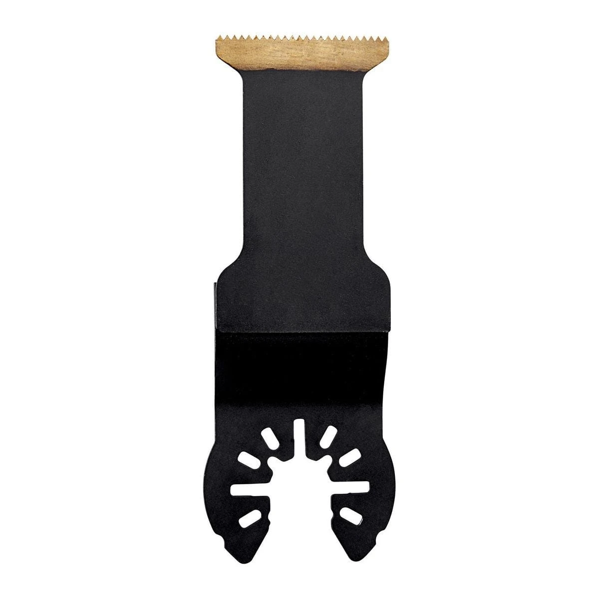 Bauer 1-3/16 In. Bi-Metal Reduced Shank Titanium Plunge/Flush Cutting Blade For Oscillating Multi Tools 2 Bauer 1-3/16 In. Bi-Metal Reduced Shank Titanium Plunge/Flush Cutting Blade For Oscillating Multi Tools - Image 2