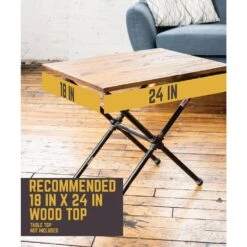 1/2 In. Black Pipe 14 In. W X 20.5 In. H Criss Cross Design End Table Kit -arbor Shop 64db3fe51702a53a75e0094ae17c26ea