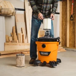 1-Layer Standard Pleated Paper Filter For Most 5 Gal. And Larger RIDGID Wet/Dry Shop Vacuums (2-Pack) -arbor Shop 6585f0e6b7211c3f8a7bd70ea1b7c451